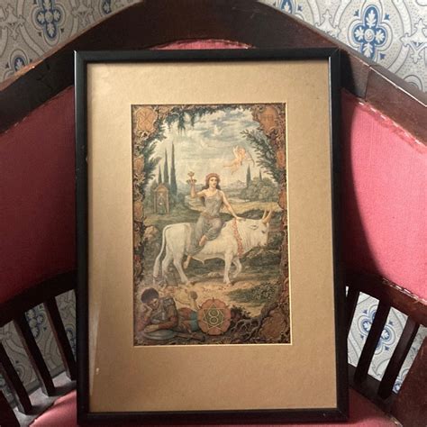 kuraterade vintage tryck